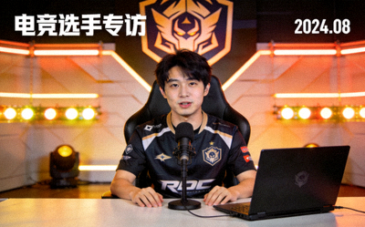电竞选手专访报道 - 职业选手接受采访画面
